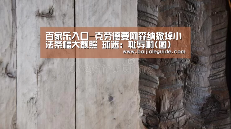百家乐入口-克劳德要阿森纳撤掉小法条幅大靓照 球迷:耻辱啊(图)(图3) 百家乐入口