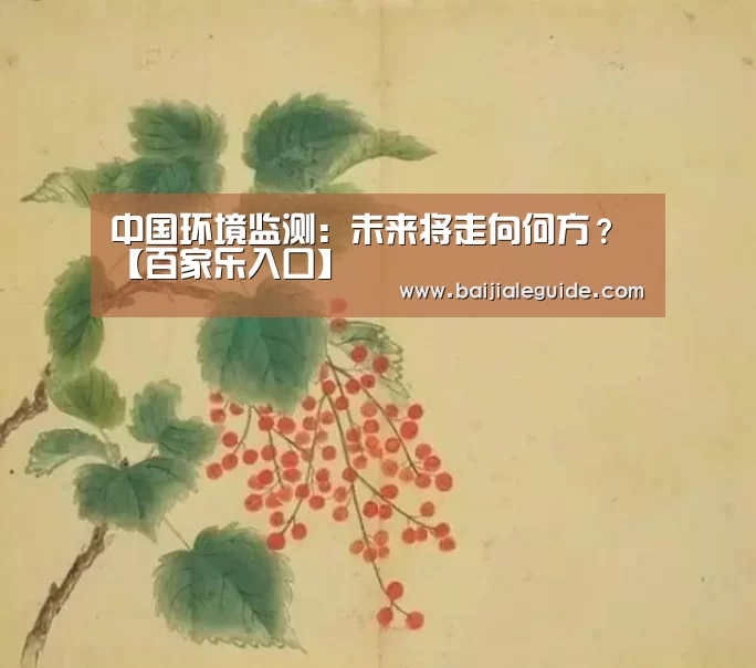 中国环境监测:未来将走向何方?【百家乐入口】(图2) 澳门线上百家乐